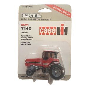 Vintage 1980s ERTL Die Cast Metal Replica CASE IH 7140 Tractor Special Edition
